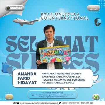 Ananda dari Pendidikan Matematika Unissula Ikuti PPL di Filipina