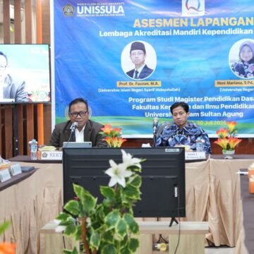 WhatsApp Image 2026-07-29 at 13.12.35 Magister Pendidikan Dasar FKIP Unissula Jalani Asesmen Lapangan dari Lamdik