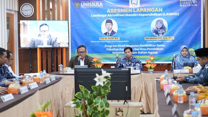 WhatsApp Image 2026-07-29 at 13.12.35 Magister Pendidikan Dasar FKIP Unissula Jalani Asesmen Lapangan dari Lamdik